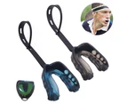 2pcs Mouth Guard Sports Football Mouth Guard Mouthguard with Strap