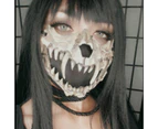 Mask - Tiger Ye Yaksha Dragon God Tengu Black Tortoise, Resin Latex Skull Scary Horror Ninja Mask Costume Props