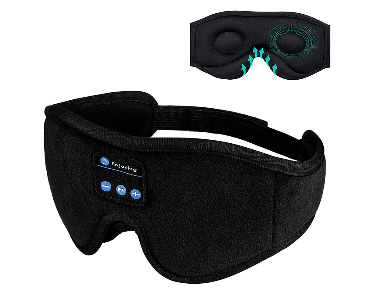 Bluetooth Wireless Music 3D Eye Mask Adjustable Sleep Mask