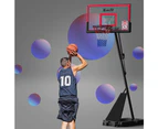 Everfit 3.05M Basketball Hoop Stand System Adjustable Height Portable Red Pro