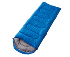 Sleeping Bag Waterproof Skin-friendly Multi-functional Camping Hiking Backpacking Sleeping Bag for Outdoor Royal Blue