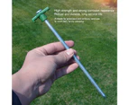 Camping Tent Stakes Heavy Duty Anti-rust Indeformable Outdoor Camping Accessoriness Tent Stakes for Outdoor Green