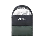 Camping Sleeping Bag Skin-friendly Breathable Accessory Tourist Mats Ventilation Cotton Sleeping Bag for Outdoor Green
