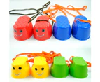 2Pairs Smiling Face Kids Jumping Stilt Walking Balance Cup Outdoor Sports Toy