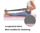 Resistance Bands Set, Pull Up Assistance Bands, Exercise Fitness Workout Bands for Legs and Butt, Stretch Bands,Elastic Long Booty Bands - Gray black suit