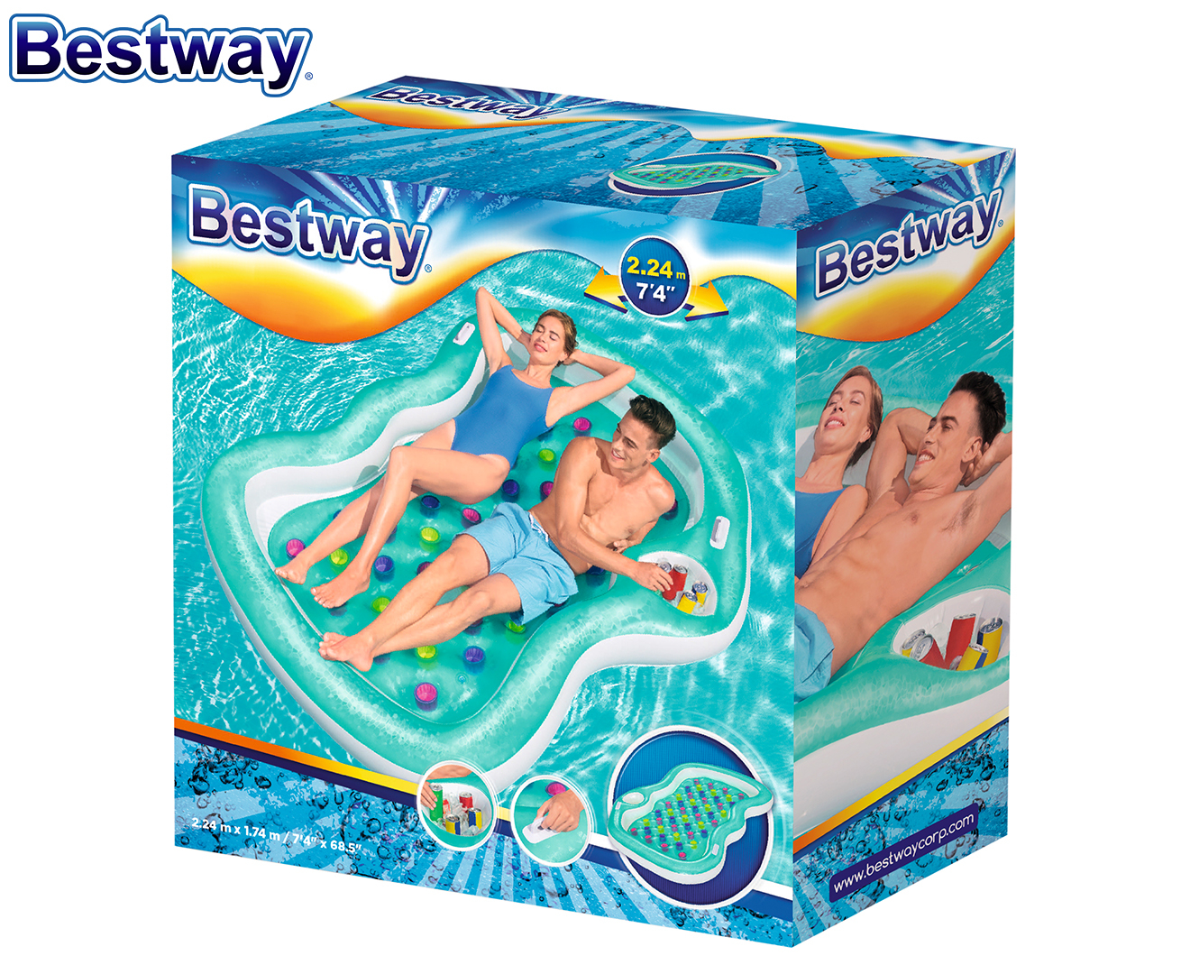 bestway inflatable lounger