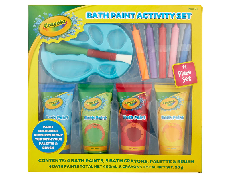 Crayola 11-Piece Bath Paint Activity Set