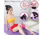Thigh Master Trainer Exerciser, Thigh Trimmer Leg Exercise Thin Legs Training Device Weight Loss Home Gym Trainer Equipment for Women and Men - Pink