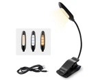 7 LED Book Light Rechargeable Eye Care Clip Reading Lamp for Kids