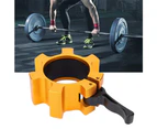 Barbell Buckle Lock Aluminum Alloy Barbell Collar Lock Clip Clamp Weight Lifting Bar Gym Fitness Dumbbell Buckle - Yellow