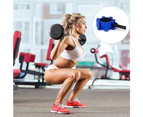Barbell Buckle Lock Aluminum Alloy Barbell Collar Lock Clip Clamp Weight Lifting Bar Gym Fitness Dumbbell Buckle - Blue
