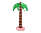 Inflatable Jumbo Coconut Palm Tree Toy Tropical Party Beach Decor Photo Props-2pcs