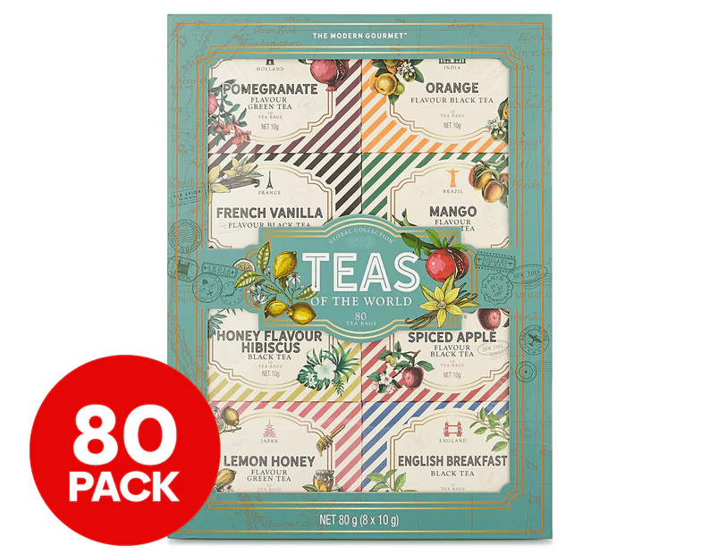 Modern Gourmet Foods Teas of the World Set 8-Pack