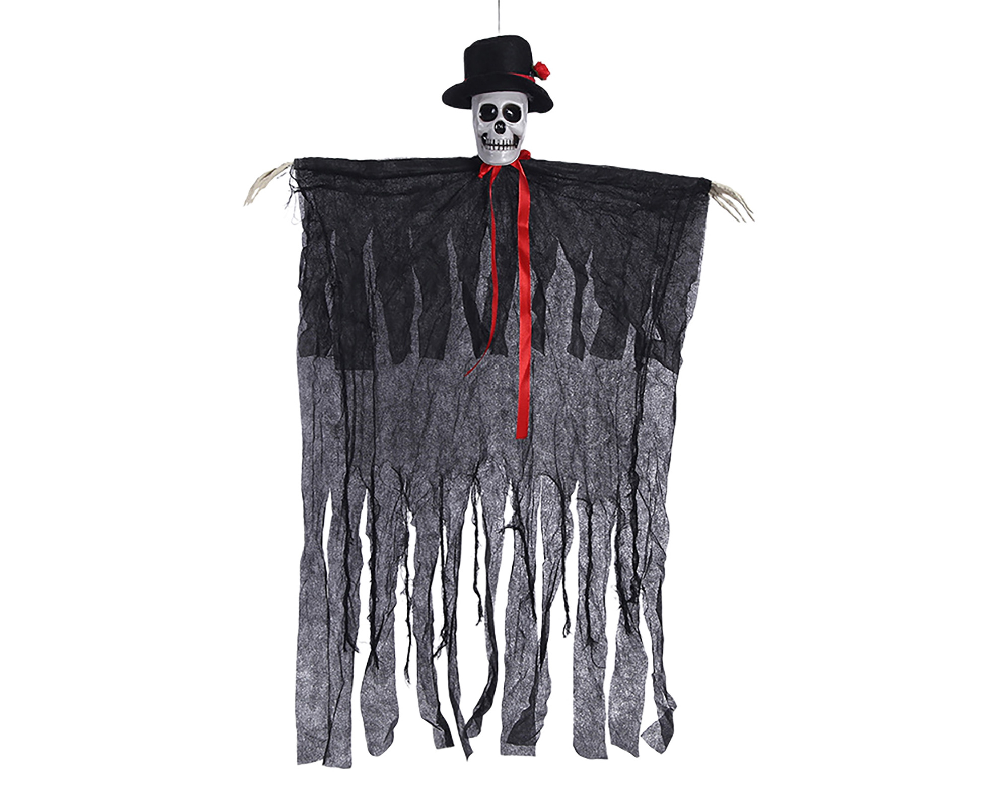 Hanged Ghost Costume Vivid Facial Expressions Wacky Haunted House Props ...