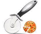 Pizza Cutter Wheel, Food-Safe Stainless Steel Pizza Slicer, Very Sharp Pizza Knife Pizza Cutters with Non Slip Handle