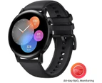HUAWEI WATCH GT 3 Smartwatch 42mm black, 1 Weeks Battery Life, SpO2 Monitoring, Personal AI Running Coach, Accurate Heart Rate Monitoring