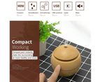 Ultrasonic Aroma Air Humidifier Aromatherapy Diffuser Essential Oil LED Purifier USB Plug Light Wood