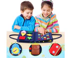 Montessori Kids Board,4 Layer Montessori Board,Montessori Games for 1 Year Old Toddlers,Learning Life Skills Educational