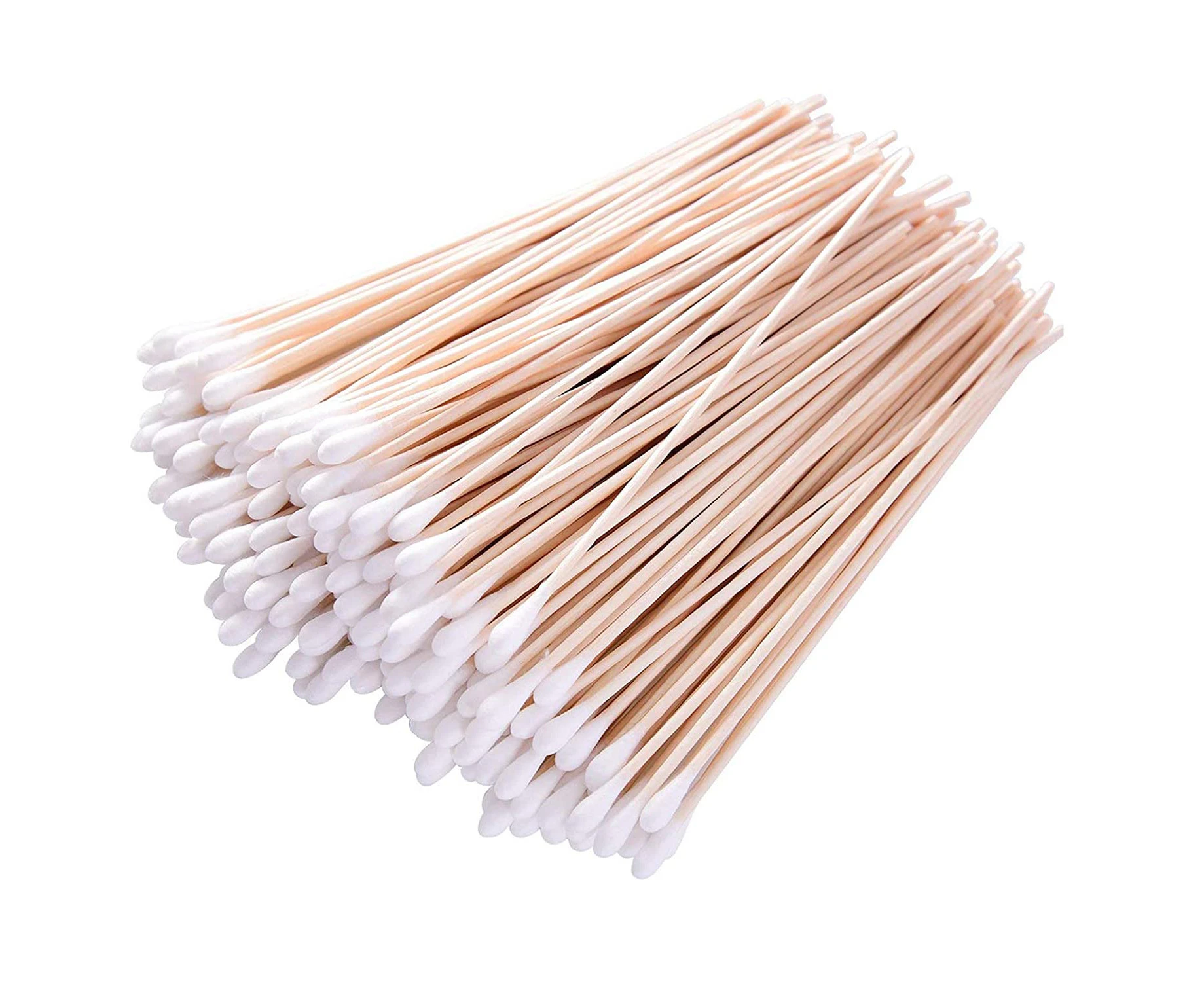 500pcs 10cm Long Cotton Swabs 500pcs for Makeup, Cleaning or Pets Care