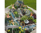 Fairy Garden Accessories Outdoor Indoor, 6pcs Miniature Fairies Figurines for Pot Plants and Mini Garden Lawn Decorations