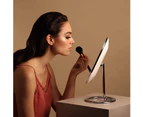 LED Lighted Vanity Makeup Mirror, Rechargeable - Cordless Illuminated Cosmetic Mirror with 3 Dimmable Light Settings