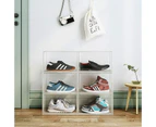 1Pcs Clear Premium Sneaker Display Shoe Box Storage Clear Plastic Boxes Case Side Stackable