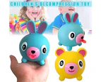 6pcs Stress Relief Toy, Talking Animal Ball Tongue Out Stress Relief Toy Squeeze Toy For Kids Gifts