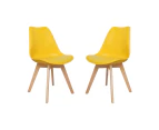 Chotto - Ando Dining Chairs - Yellow x 2