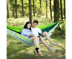 Portable Camping Jungle Outdoor Swing Hammock Mosquito Net Sleeping Hanging Bed Army Green