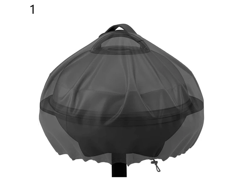 Oxford Cloth BBQ Grill Cover Dust Proof Sun-resistant Foldable Mini Electric Grill Cover for Outdoor 1