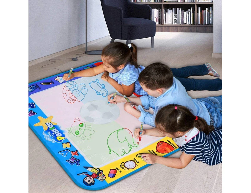 Children's toys large water painting mat, toddler doodle mat are available in 4 colors, suitable as a gift for ages 3+