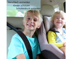 Car Seat Belt Pads, 4 Pack Seat Belt Shoulder Pads, Washable Padding for Car Seat Belts for Children and Adults - Black