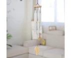 Chimes wind chimes, used for outdoor wooden games, loud 6-tube sound, 60cm long, used for garden balcony decoration