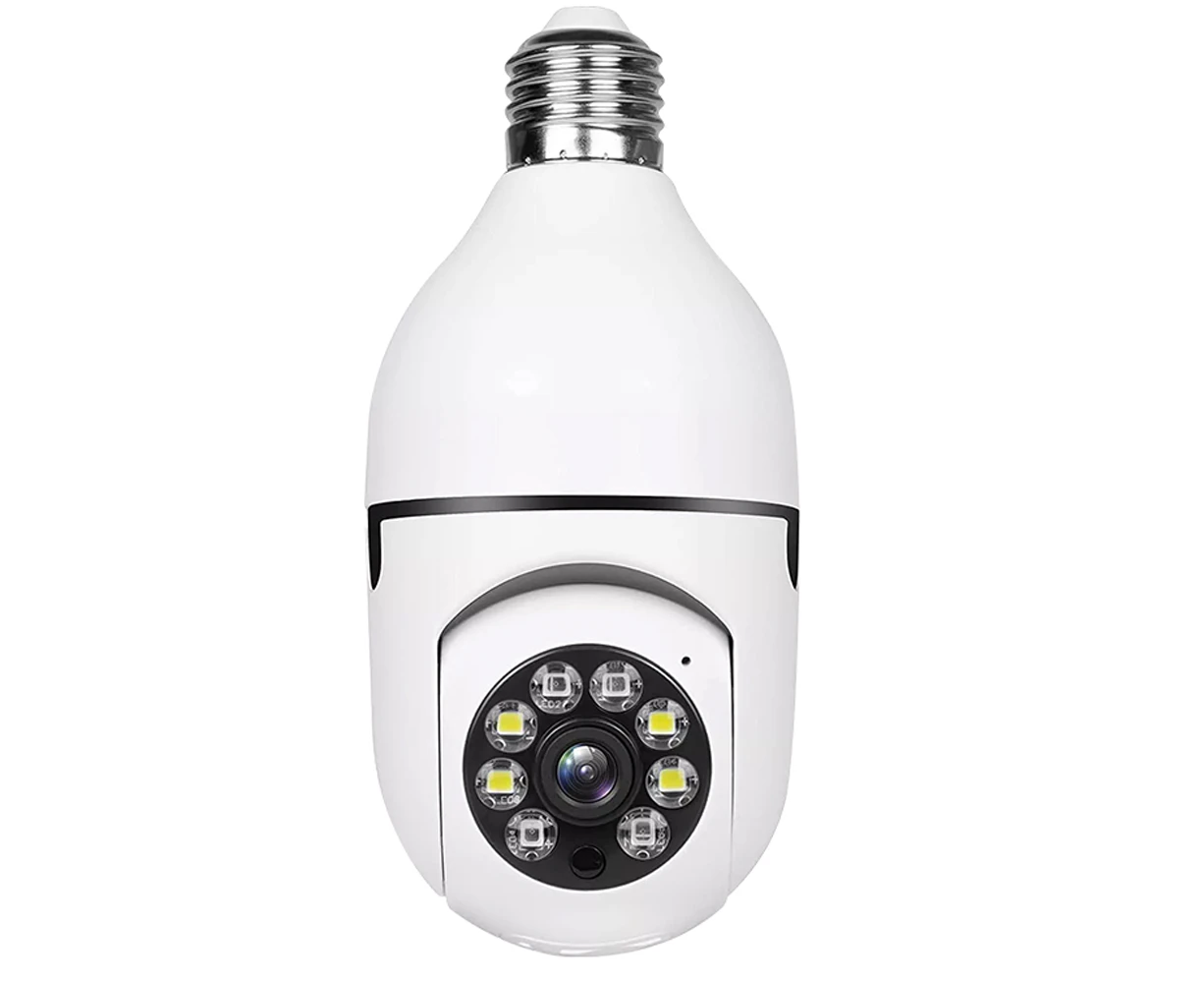 Wireless WiFi Light Bulb Camera Security Camera 1080p WiFi Smart 360 Surveillance Camera for Indoor and Outdoor