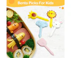 30PCS Toddler Food Picks, Cute Bento Picks for Kids, Fun Kids Food Picks for Bento Box Toothpicks, Reusable Lunch Picks Kids Bento Lunch Box Pick