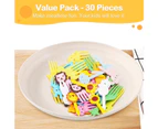 30PCS Toddler Food Picks, Cute Bento Picks for Kids, Fun Kids Food Picks for Bento Box Toothpicks, Reusable Lunch Picks Kids Bento Lunch Box Pick