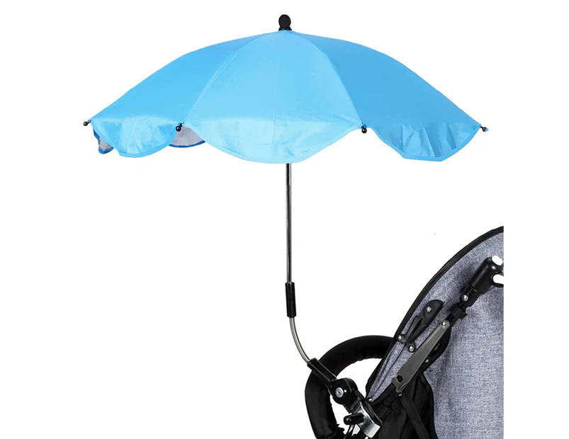 Universal pram umbrella curved sunshade umbrella awning diameter 75cm UV protection for prams, baby carriages & buggy accessories