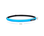 Elastic Sweat Headband Breathable Unisex Silicone Sport Headband for Cycling Blue