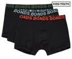 Bonds Boys' Sport Trunks 3-Pack - Black