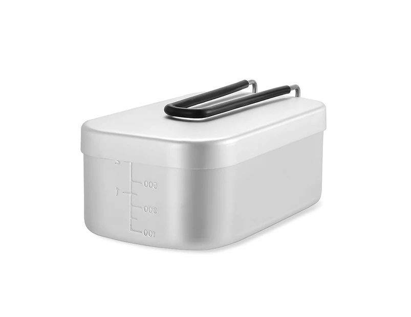 Heatable Leak-proof Bento Box 304 Stainless Steel Camping Cooking Food Box for Office 1
