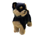 MNJM Realistic Yorkie Dog Simulation Toy Dog Puppy Lifelike Stuffed Companion Toy Pet Dog Handmade