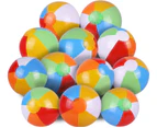 12" Beach Balls Bulk - Inflatable Swimming Pool Toys Supplies Favors Luau Decorations - Blow Up Classic Rainbow Color Beachball Summer Water Games(12 Pack)