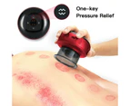 Oweite Red Electric Cupping Therapy Gua Sha Massager Home Portable USB Rechargeable Heating 6-level Adjustable