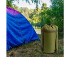 Compression Stuff Sack, Sleeping Bags Storage Stuff Sack Organizer Waterproof Camping Hiking Backpacking Bag - GREEN