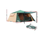 Instant Up Camping Tent Pop up Tents Family Hiking Dome 4-8 Persons