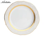 Noritake Hampshire Gold Accent Plate - White/Gold/Cream