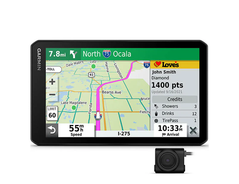 Garmin dezlCam LGV710 7" GPS Nav w/ Built-in Dash Cam & BC 50 Backup Cam