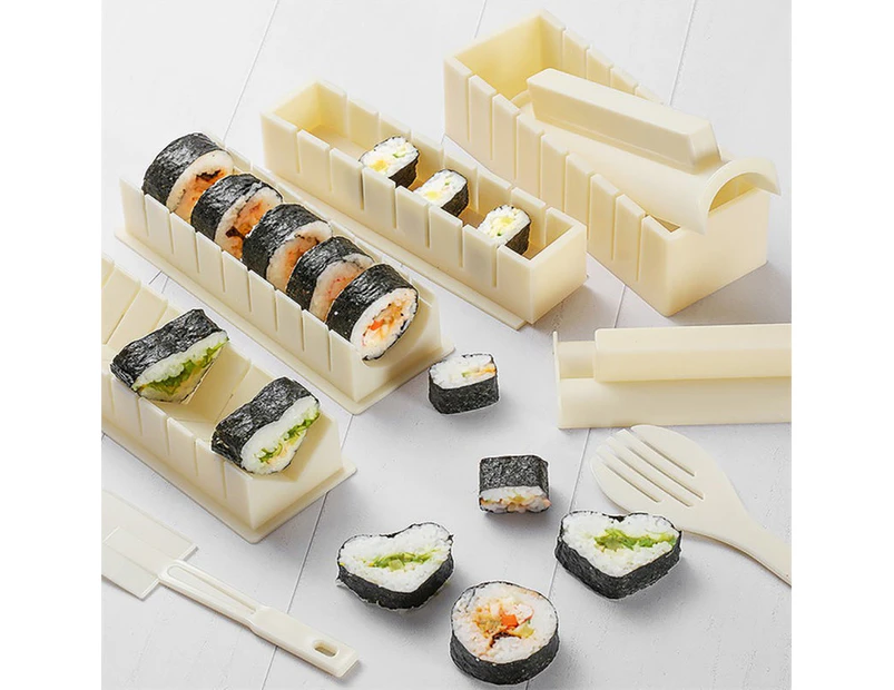 Portable Sushi Roll Maker Making Kit Mold Sushezi Rice Roller Mould Kitchen  AU