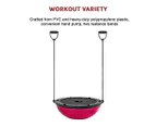 Yoga Balance Trainer Exercise Ball for Arm, Leg, Core Workout with Pump, 2 Resistance Bands