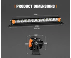 LIGHTFOX 14inch LED Light Bar Super Slim Single Row Combo Beam Lamp Offroad 4x4